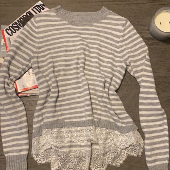 SO Sweaters - Lace detailed sweater